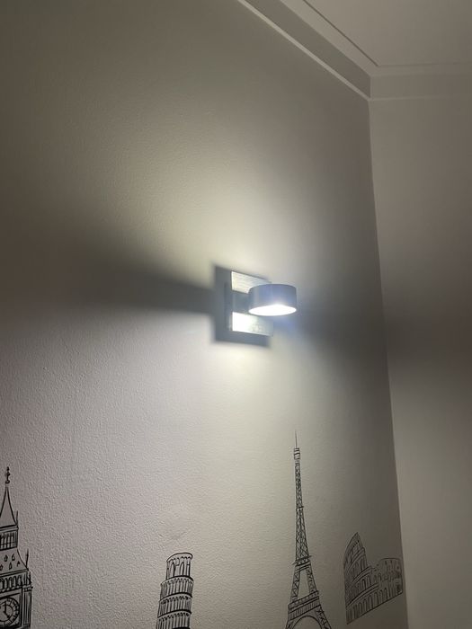 Conjunto 3 Candeeiros de parede CROMADO