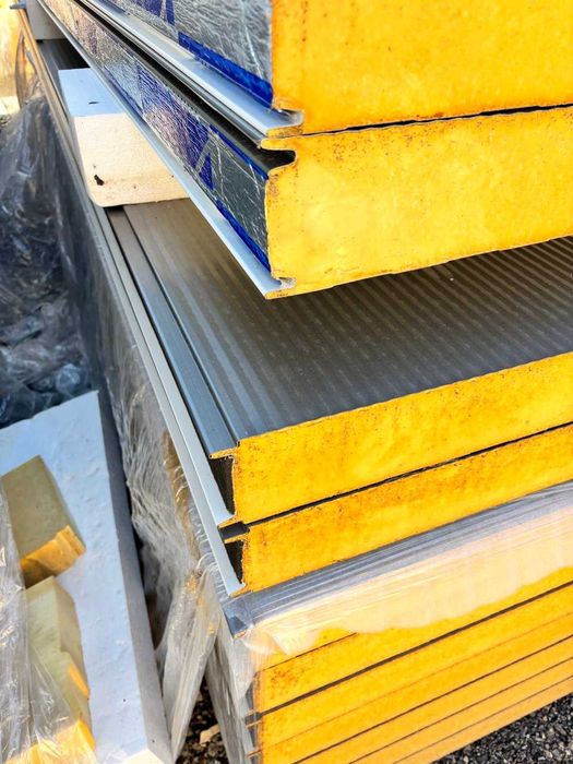 Płyty warstwowe II gatunek PIR – ścienne i dachowe, 40-160mm