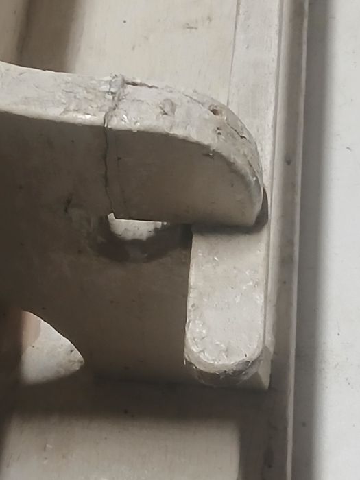 Stara drewniana Pułka wieszak na kubki prl