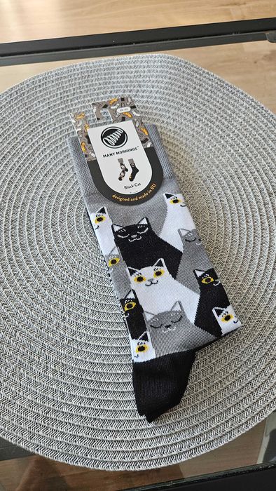 Skarpetki Many Mornings NOWE koty rozm. 39-42 unisex