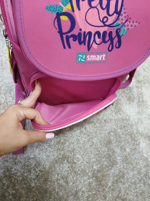 Школьный рюкзак каркасный и ортопедический smart для девочки