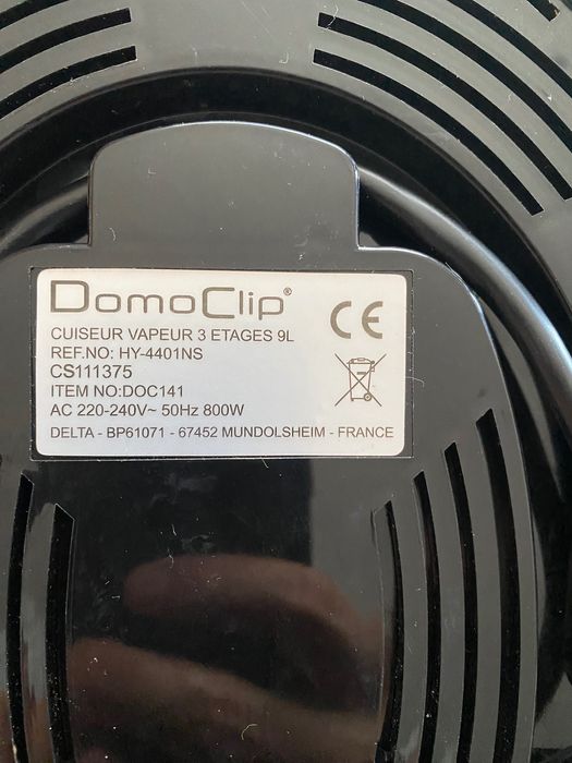 Máquina de Cozer a Vapor