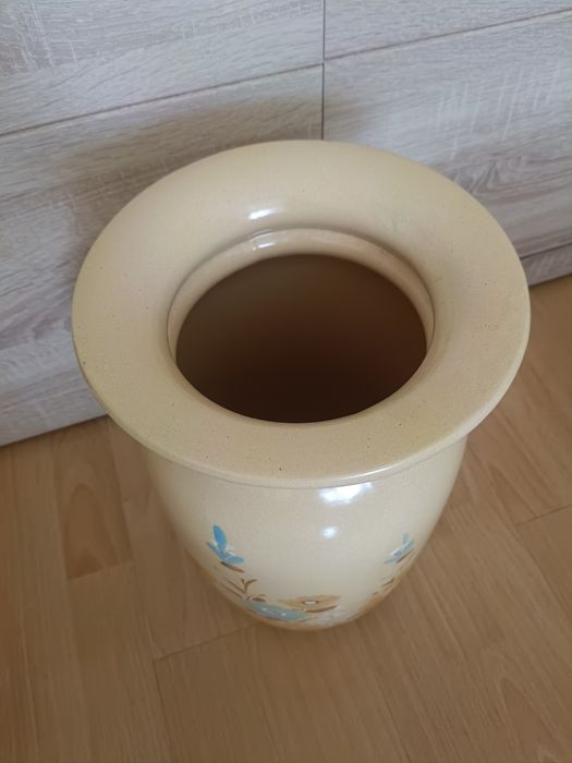 Wazon ozdobny ceramiczny ceramika kwiaty wzory