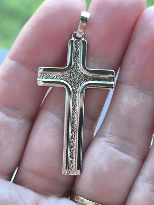 Krzyżyk, zawieszka religijna srebrna