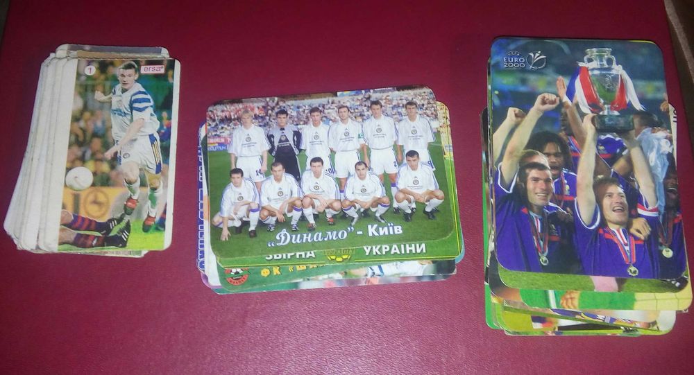 Картонные карточки фирмы Ersa /жвачка