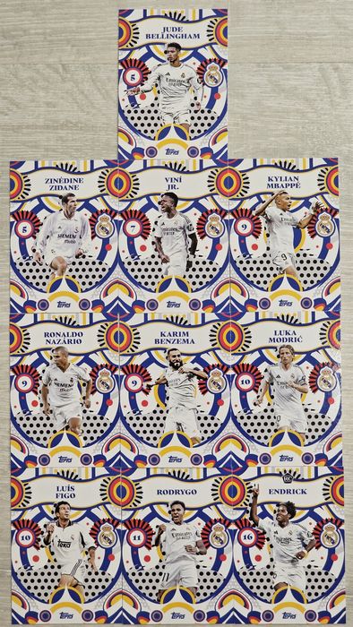 Topps Real Madryt team set 24/25 komplet