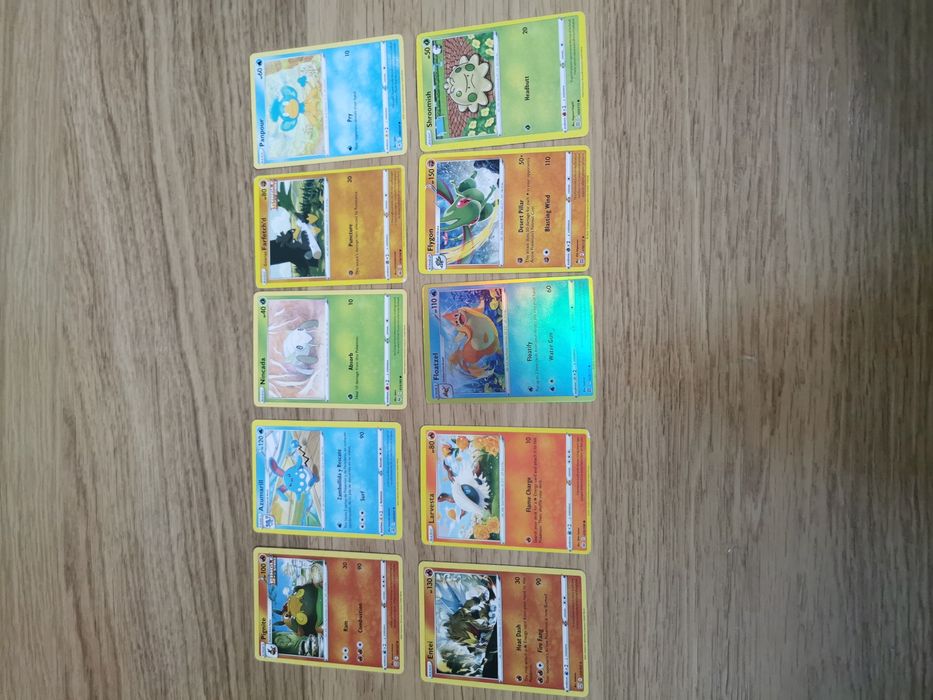 Karty pokemon (stare serię) zestaw 1