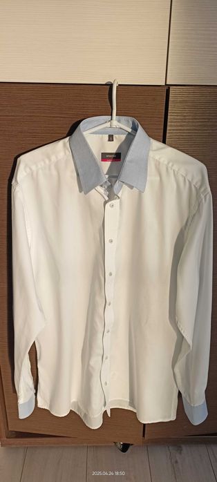 Koszula ETERNA Modern FIT M-L  41 16 szwajc j.nowa biznesowa bawełna