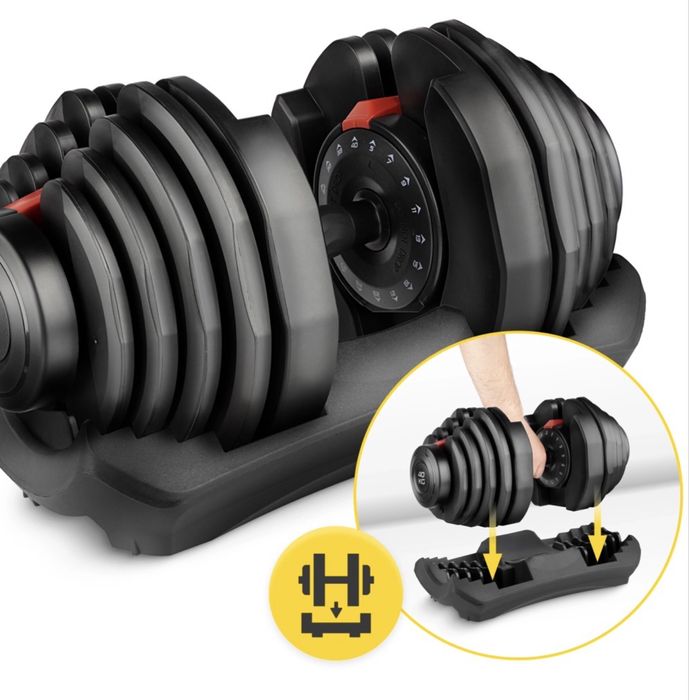 Hantel regulowany do ćwiczeń PRO 40 kg