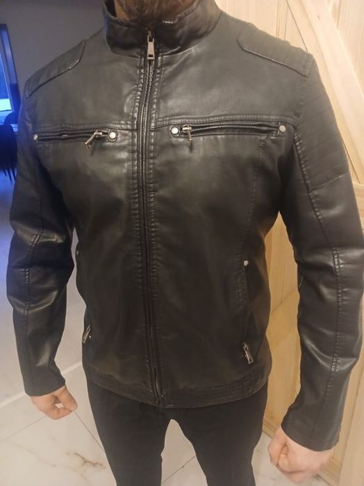 Ramoneska męska czarna rozm.L