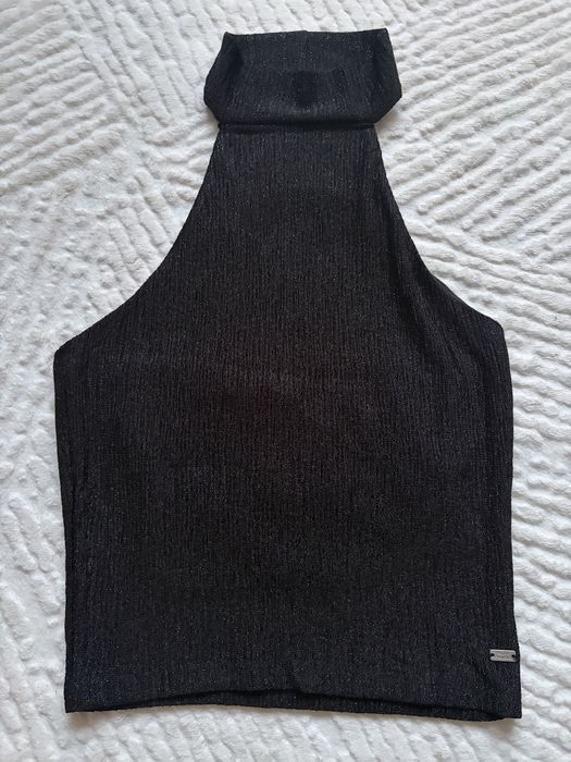 Brokatowy top M