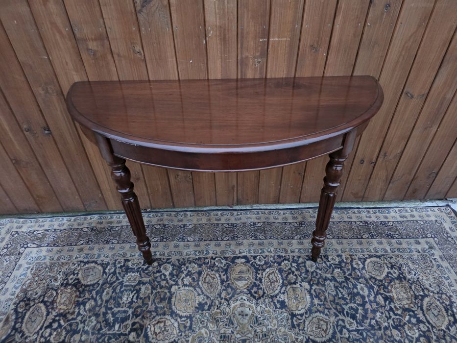 Konsola drewniana secesyjna stolik #2167 Stylowy Węgrów