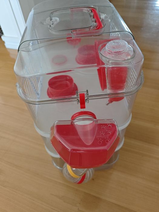 Gaiola hamster 3 andares como nova