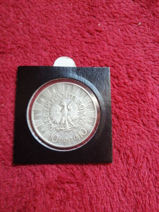 Okazja Srebrne 10 zł z Piłsudzkim