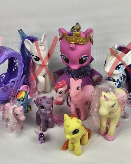 Zestaw kucyki pony + karoca + kucyk interaktywny + jednorożce