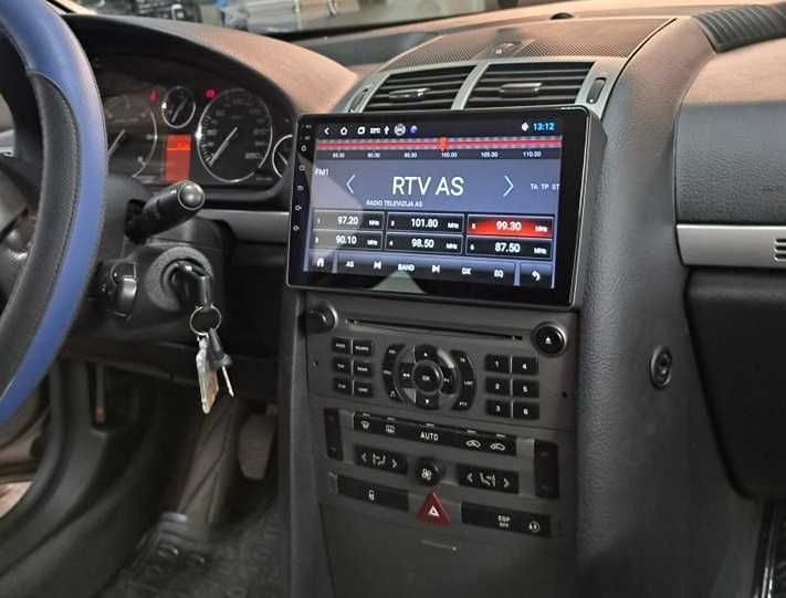 (NOVO) Rádio 2DIN 9" • Peugeot 407 • (2004 a 2011) • Android [4+64GB]