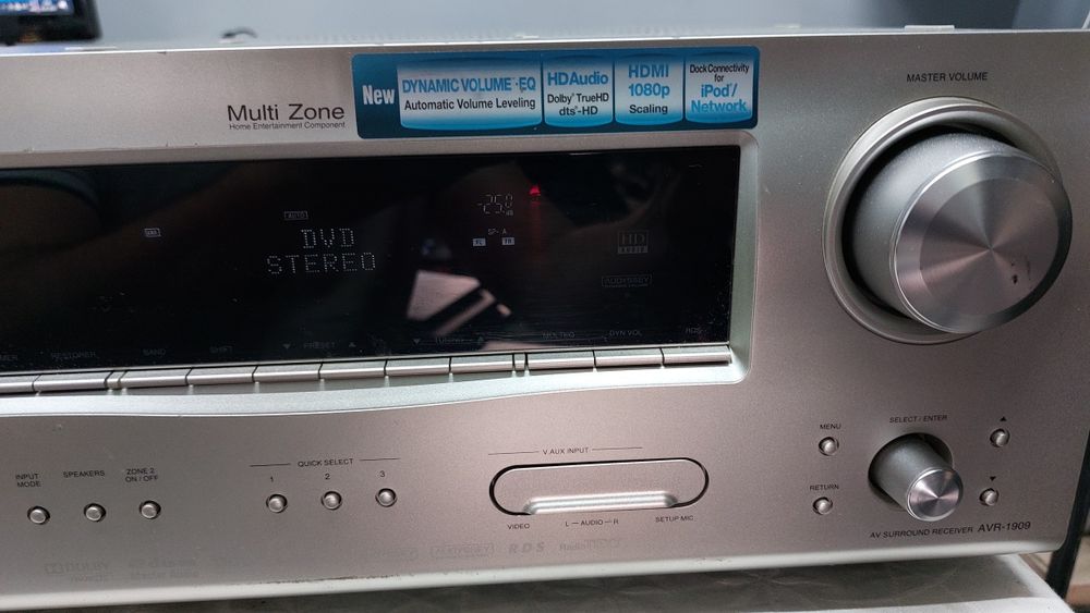 Denon avr 1909 ресивер 11.4 кг з hdmi 7.1