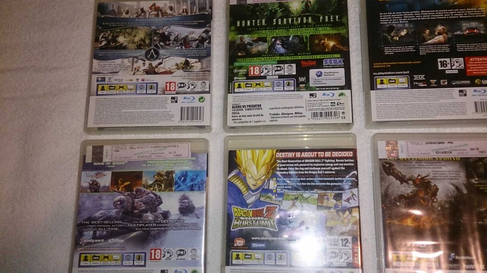 creed, aliens, bourne, heroes, lost, ninja, rage (ps3 - playstation 3)