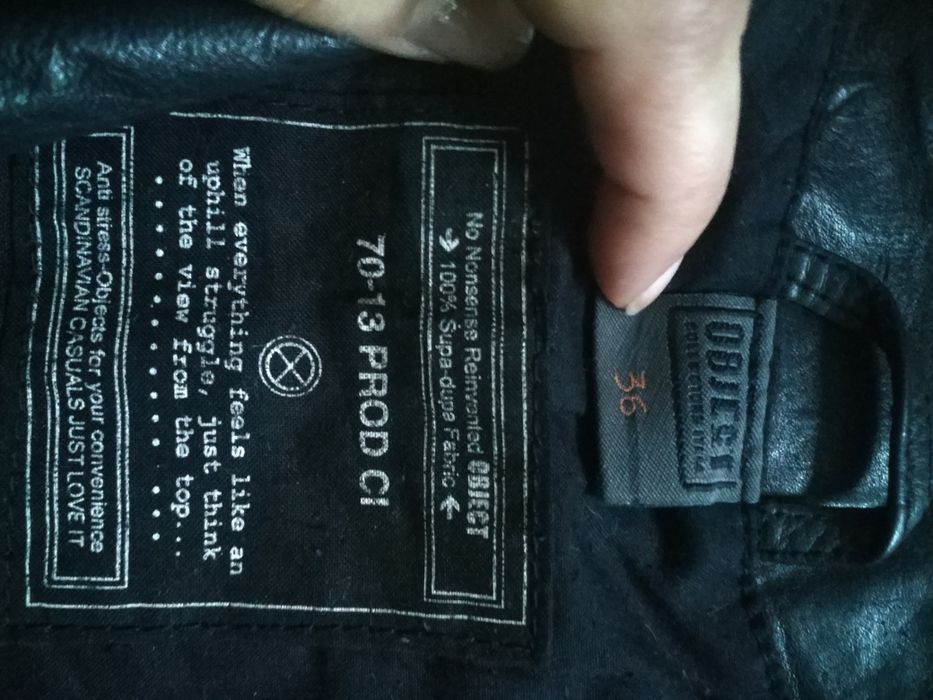 Ramoneska  skórzana rozm M/L