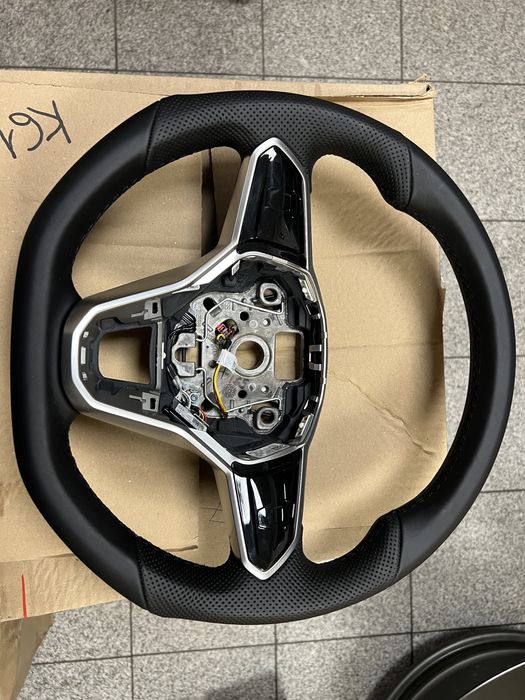 Kierownica skórzana VW Golf GTI GTD Passat Arteon + MODUŁ oryginał