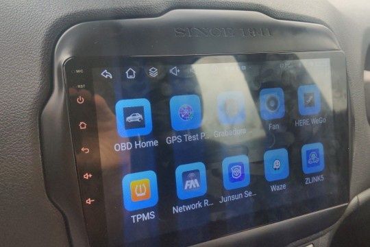 Rádio android 9" JEEP Renegade 2016-20 Carplay GPS wifi 1/32GB Novo