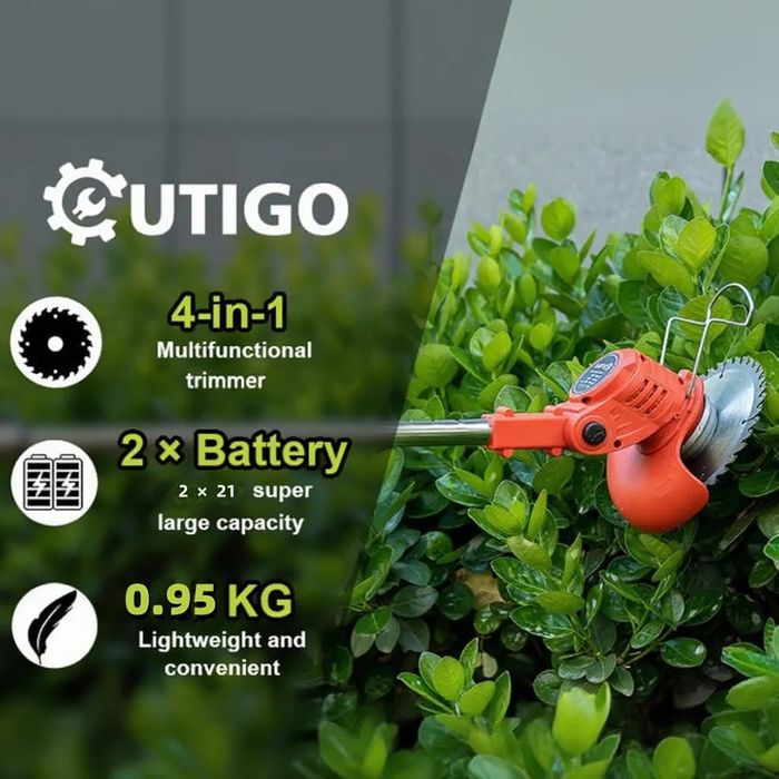 Aparador de relva sem fios de Desbrozadoraeléctrico inalámbrico com 2