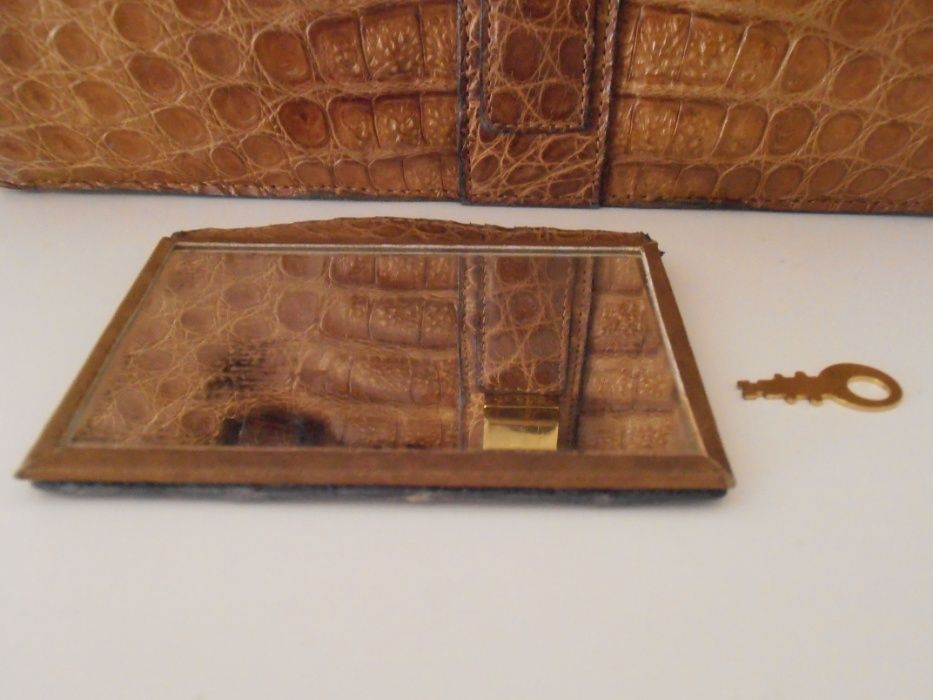 Carteira/mala vintage - Goldpfeil - crocodilo