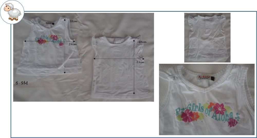 0-12M Menina Primavera/Verão - vários artigos