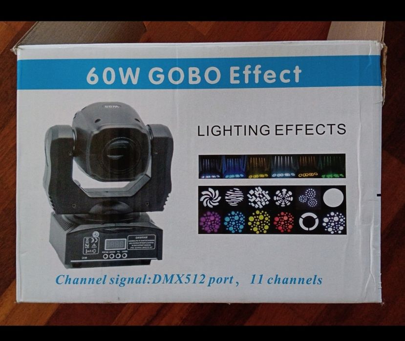 Głowy ruchome 60W Gobo