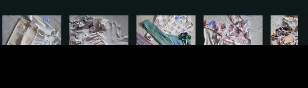 Duża paka ubranek bawełna 98