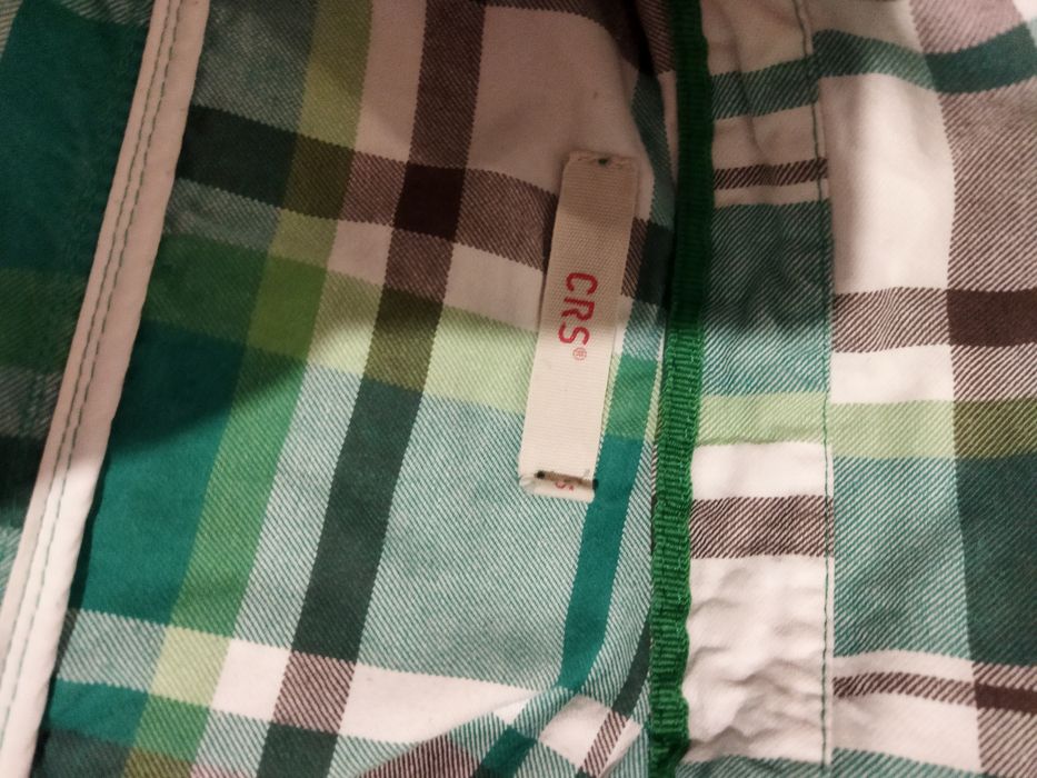 Elegancka koszula w kratę S damska CRS