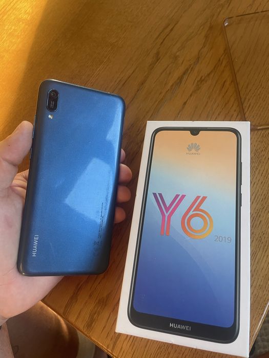 Huawei Y6 2019 2/32 GB Sapphire Blue – stan 10/10, jak nowy!
