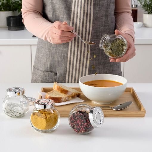 Набір 7 предметів: Ikea банки для спецій Raitan, дошка Sinsay та інше