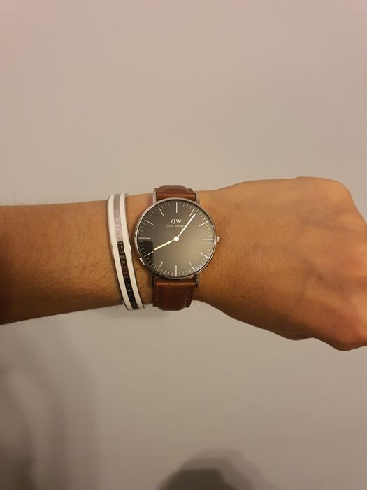 Zestaw zegarek classic durham i bransoletka daniel wellington