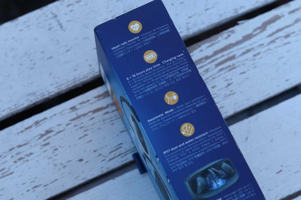 Słuchawki dokanałowe sportowe Philips 7000 Series IP57 Bluetooth 5.0