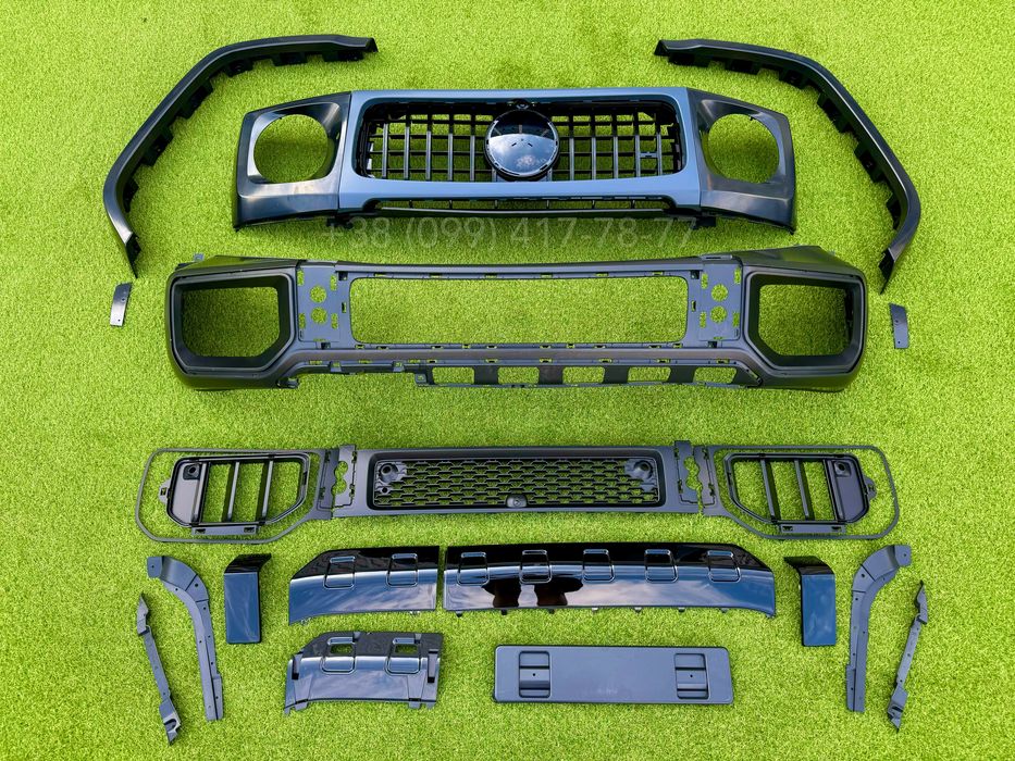 Обвес 2025+ G63 AMG Mercedes W463A W464 W465 Бампер Решетка Рестайлинг