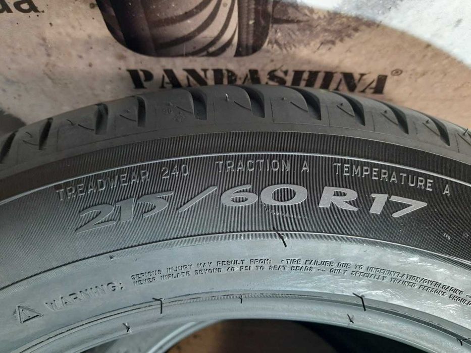 Шини 6,5мм 215/60 R17 MICHELIN Primacy 3 б/у літо склад