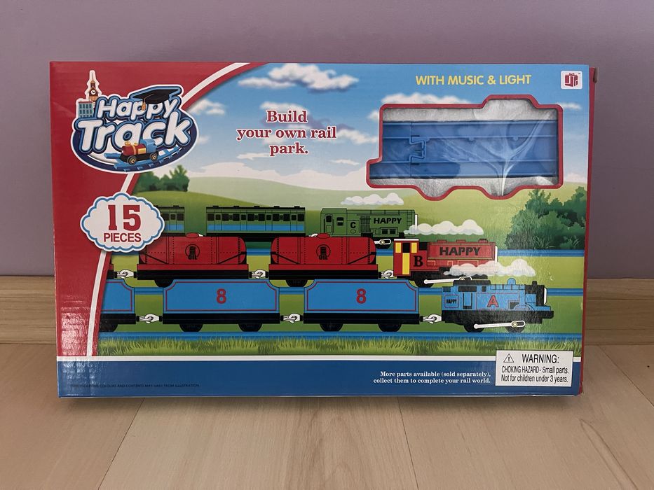 Zabawkowy pociag na beterie Happy track