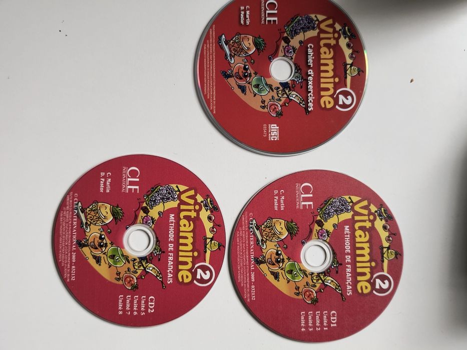 Vitamine 2 płyty cd do francuskiego podręcznika i ćwiczeń