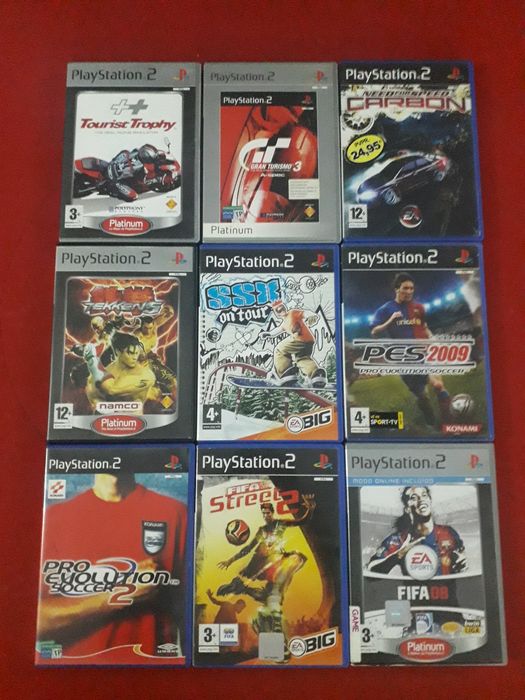lote de jogos PlayStation 2