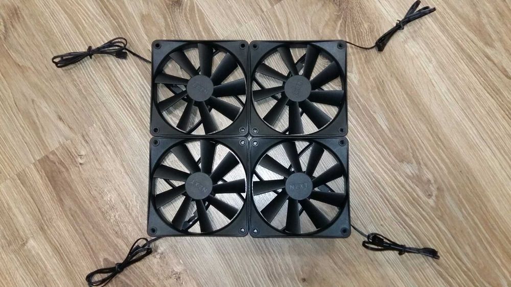4x Wentylator NZXT 120x120 mm RF-Q12CR-B1