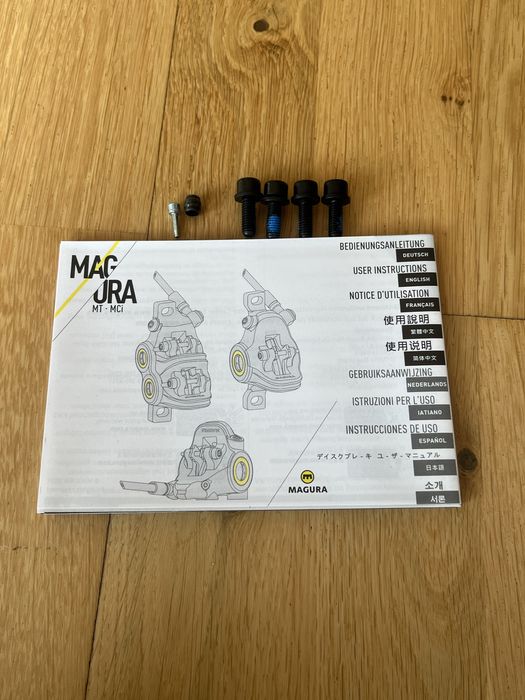 Komplet Magura mt4 hamulce przód+tył nowe