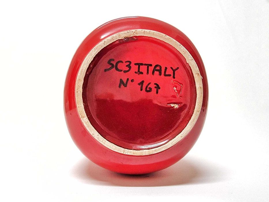 Raríssimo vaso cerâmica SCI, Boccato, Gigante & Zambusi, Italia 70s