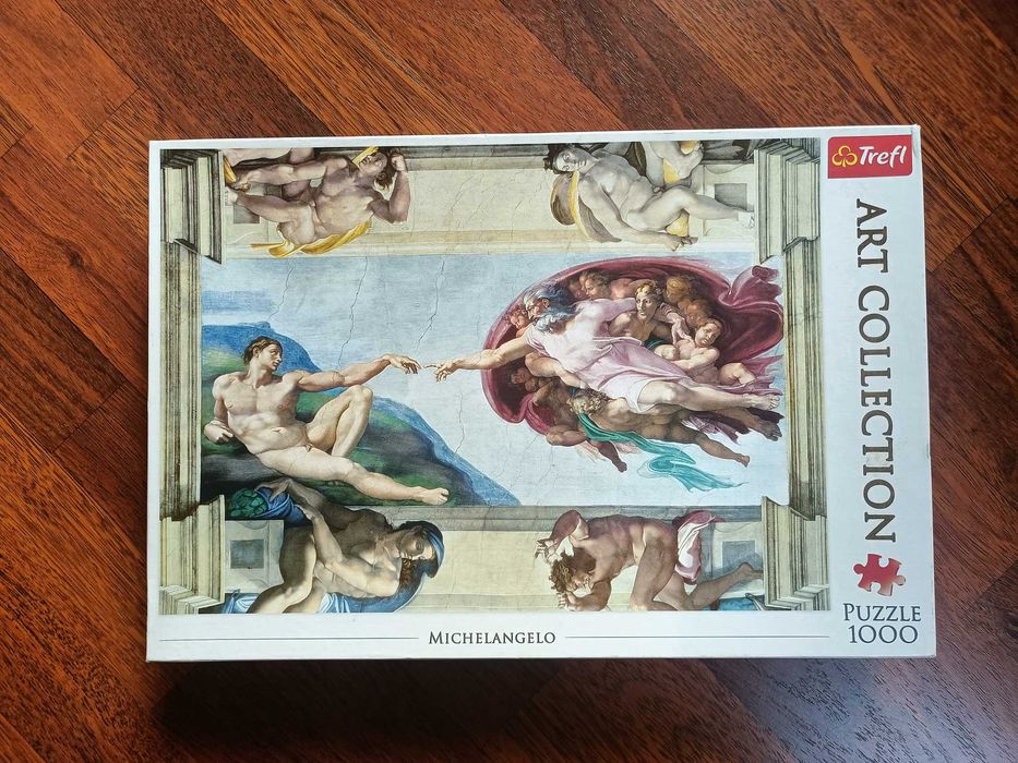 Cztery zestawy puzzli 1000 sztuk