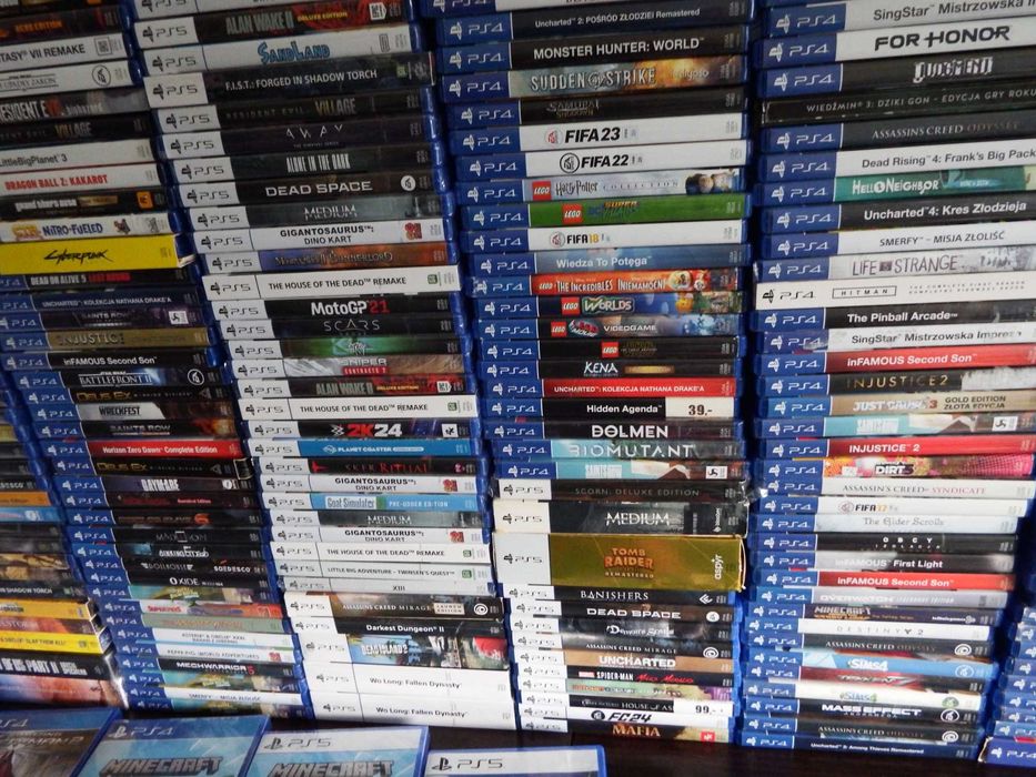 KUTNO szuka GIER PS4 / PS5 ??? ZOBACZ KONIECZNIE  mega wybór gier