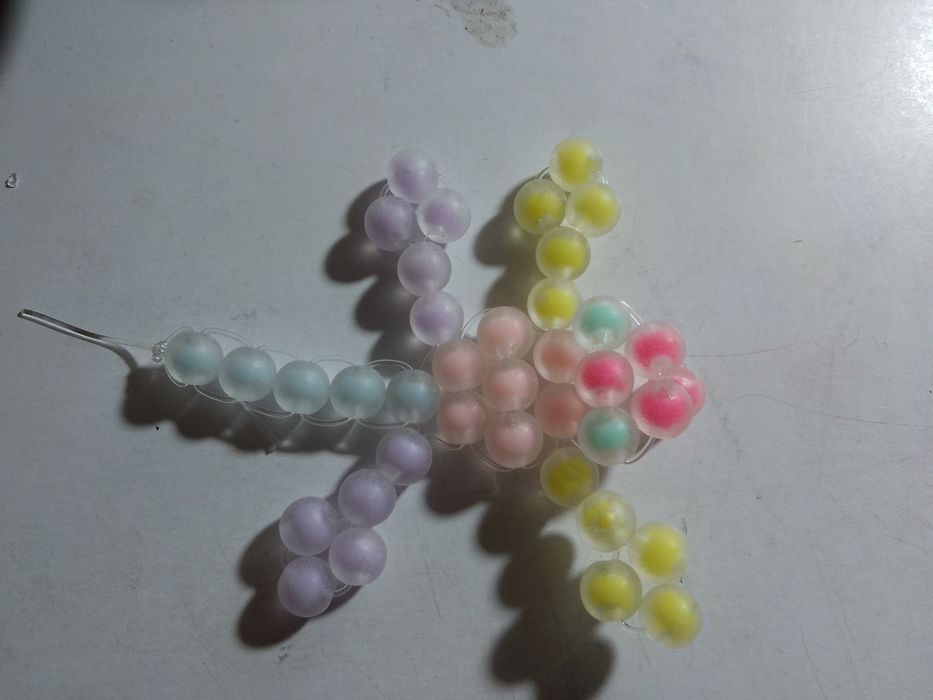 Jaszczurka pastelowe kolory 10cm
