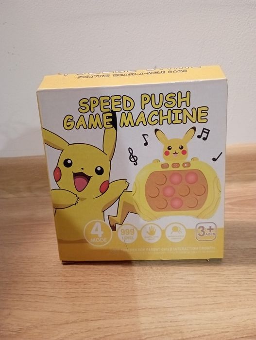 Speed push game machine pikachu