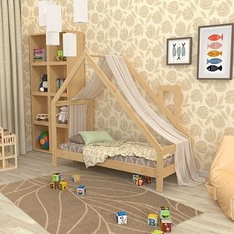 Дитяче ліжко будиночок домик