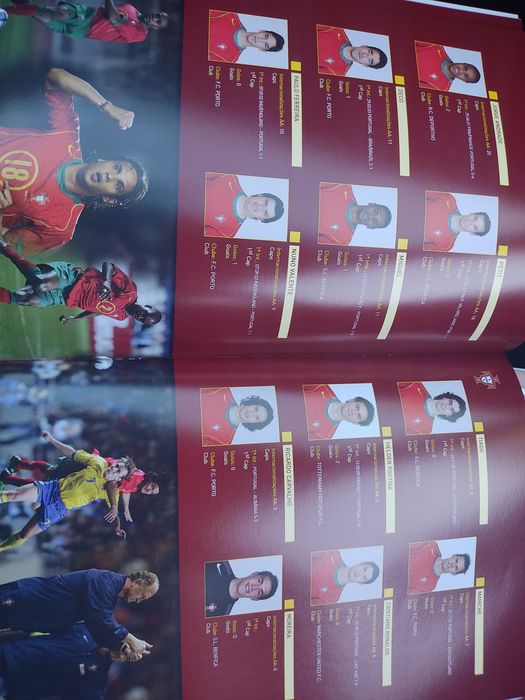 Programa de jogo Portugal Luxemburgo e Lituânia 2004