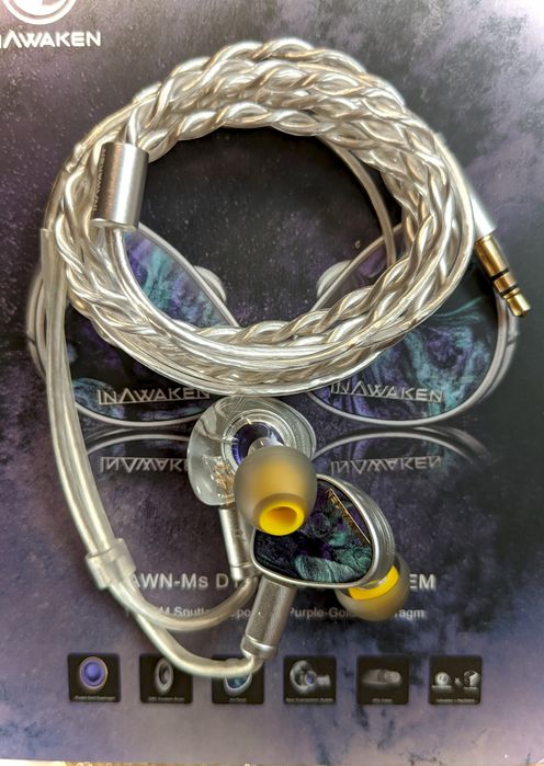 Продам навушники Inawaken Dawn Ms, Artti r2, TRN Medusa, ISN Audio H20, Castor Bass
s